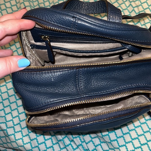 COPY - Michael Kors Rhe Navy Medium Backpack - Picture 8 of 11